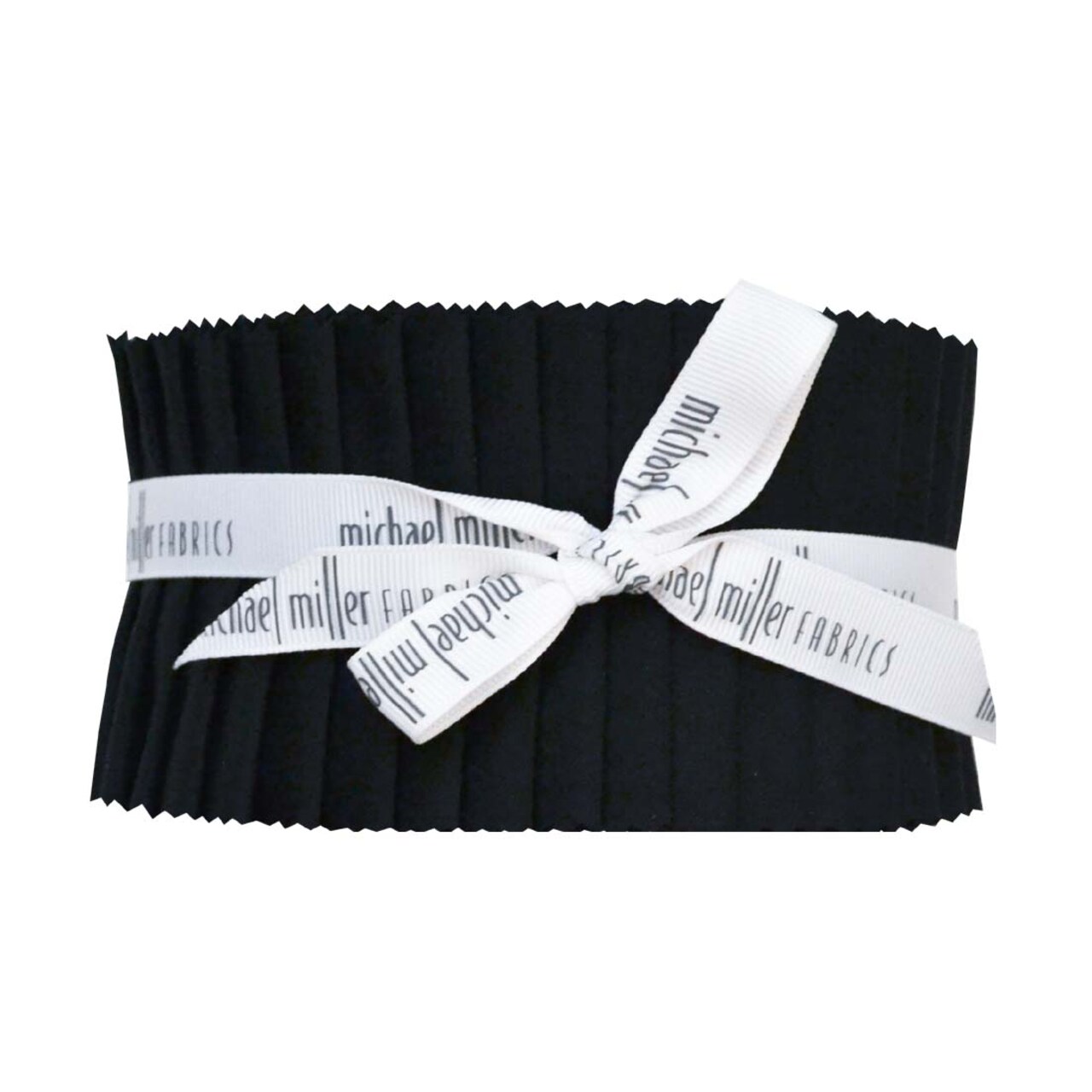 Cotton Couture 2.5" Strip Roll (Jelly Roll) in Black by Michael Miller (ROLL0251)